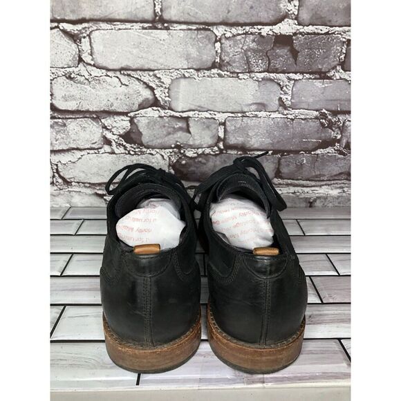 Cole Haan Grand Os. Black Leather Nubuck Casual Oxfords Shoes Men Sz 10W US/44EU - Picture 4 of 16